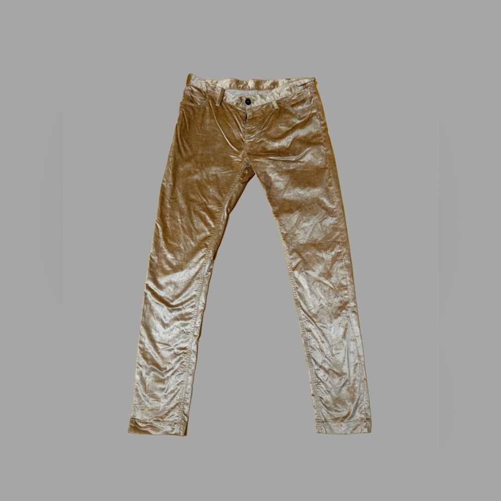 Ann Demeulemeester gold pants